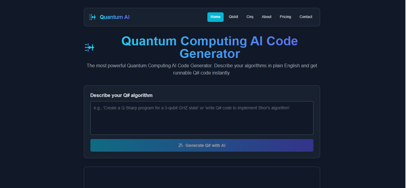 Quantum Computing Code